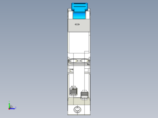 NXB-40&amp;1P&amp;N小型断路器三维模型202307左视缩略图
