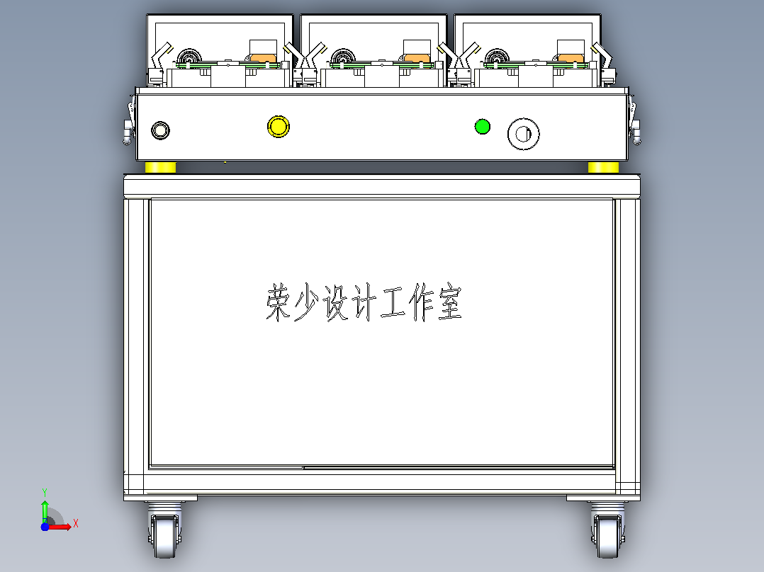 压装治具工装25前视图