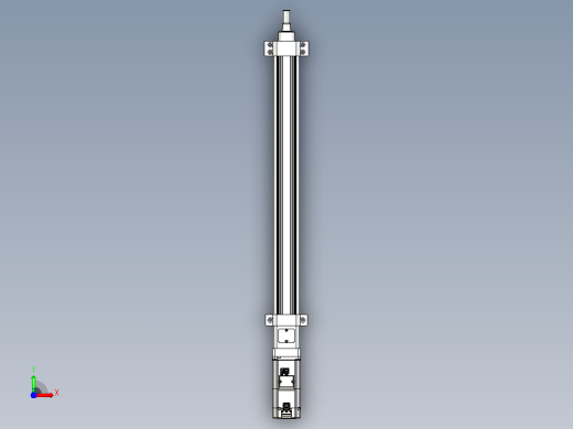 轻载电动缸TPA-ESR40-1210C-L450-M-LB-W-P40-C3前视缩略图
