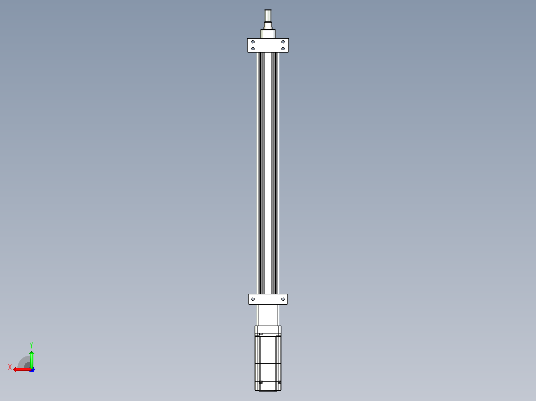 轻载电动缸TPA-ESR40-1210C-L450-M-LB-W-P40-C3后视图