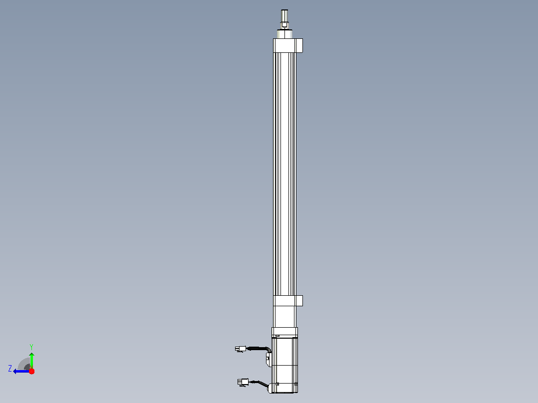 轻载电动缸TPA-ESR40-1210C-L450-M-LB-W-P40-C3右视图
