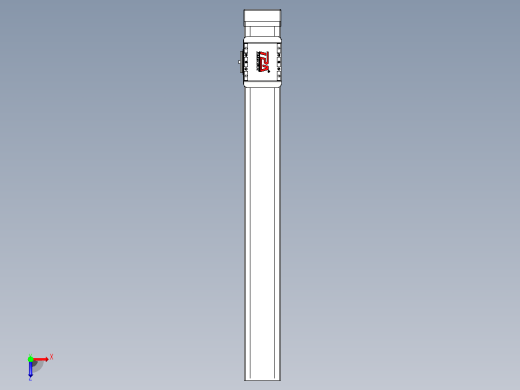 滚珠丝杠直线轴带导轨全封闭TPA-HCR-85D-1610C-L650-MP-C-P20-N3俯视缩略图