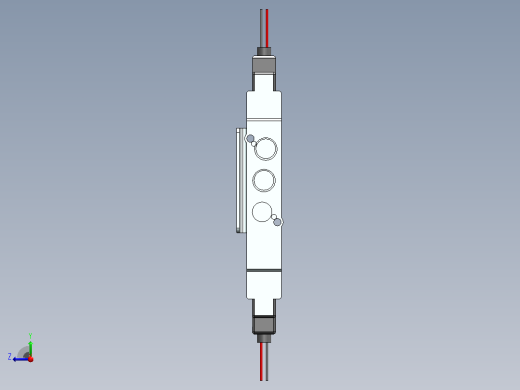 SY5220-LD-C4-8 L型插座式电磁阀[SY5220-6-LD-01-C6-F2]右视缩略图