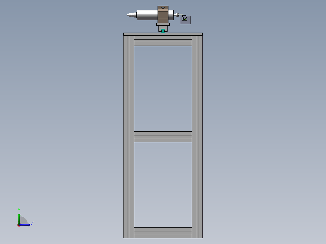 打磨工装sw18可编辑左视图
