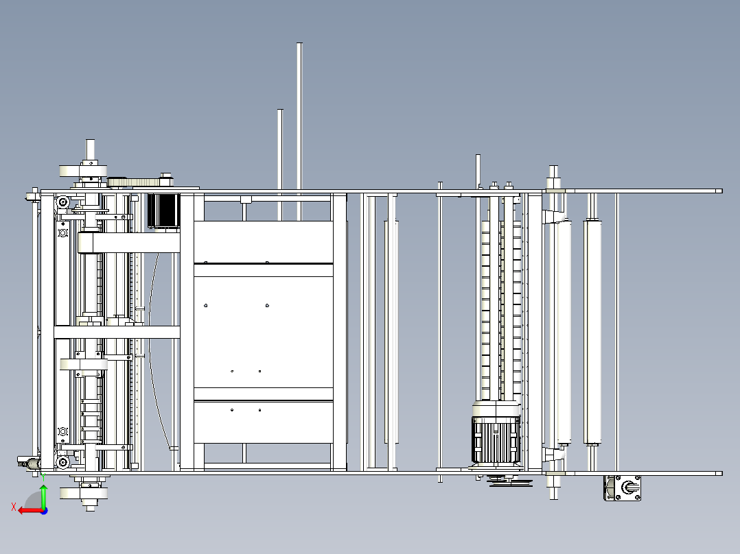 全自动热封冷切制袋机x_t后视图