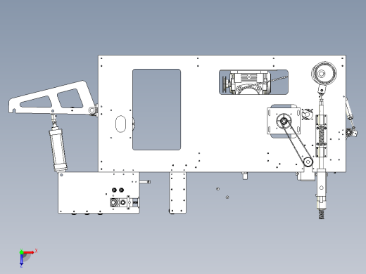 全自动热封冷切制袋机x_t俯视缩略图