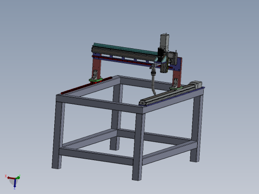 高架龙门式4轴焊接机器人sw16