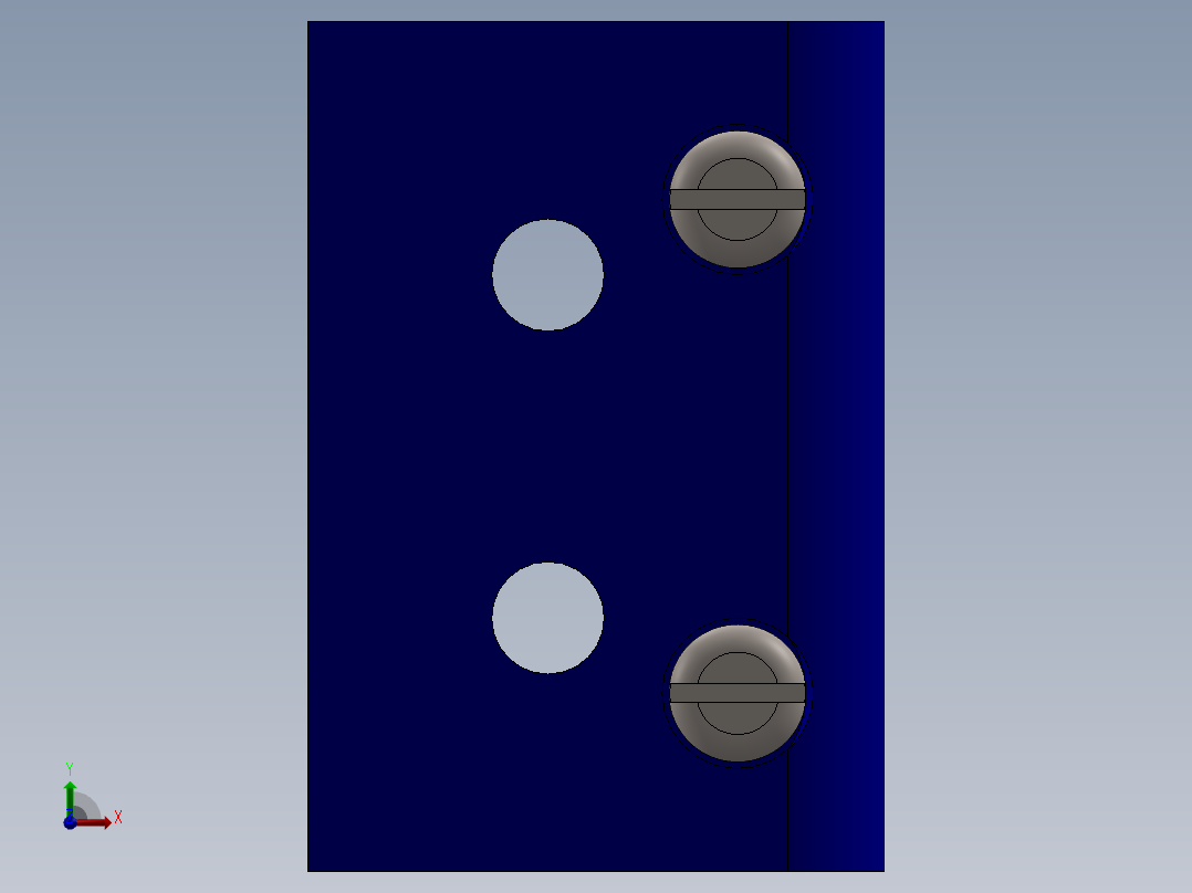 step格式电气柜SW2015含部分特征前视图