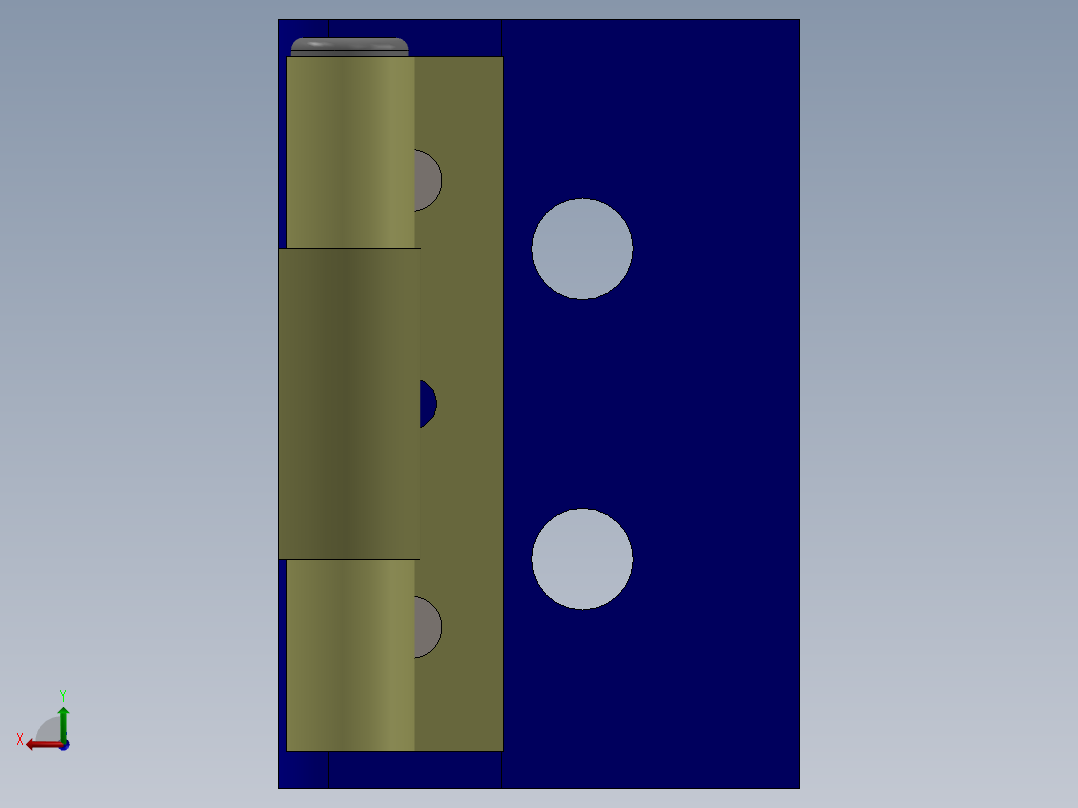 step格式电气柜SW2015含部分特征后视图