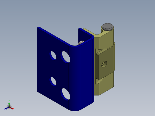 step格式电气柜SW2015含部分特征正等轴测缩略图