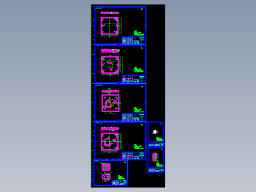 限位板级进模设计