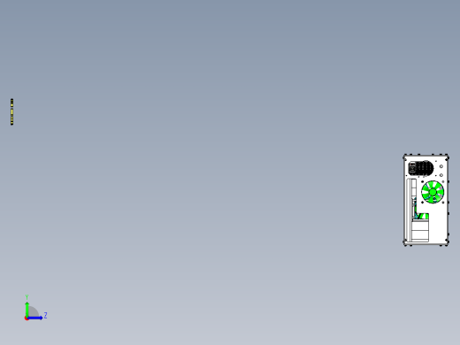 A6_电脑主机模型SW2016左视缩略图