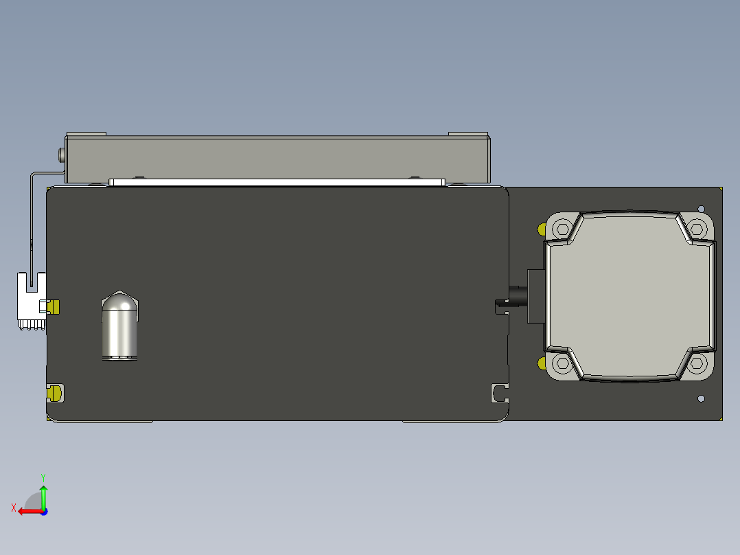直线运动，行程950+mm后视图