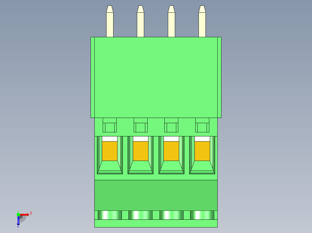 15EDG-3.5-4P(V-Hht)俯视图