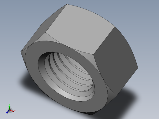 DIN 934 螺母-M20 Nut.SLDPRT
