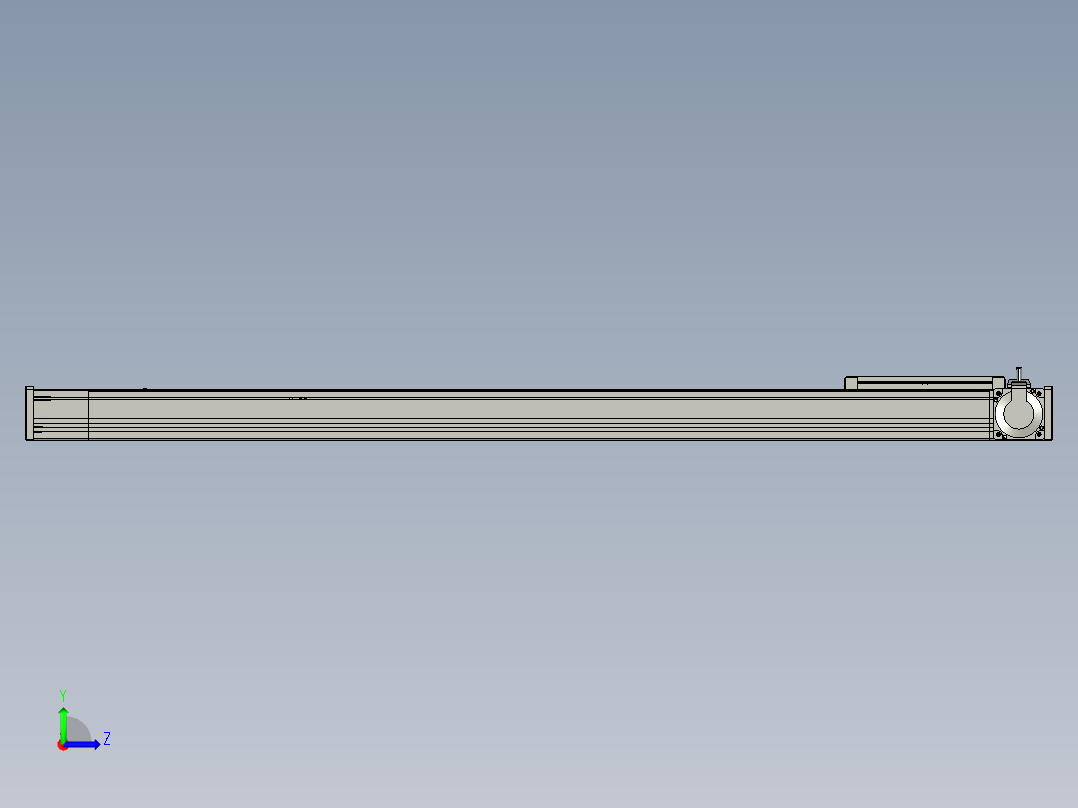 欧规系列-LB8-L150-S1200-BR-ZP75-C3左视图