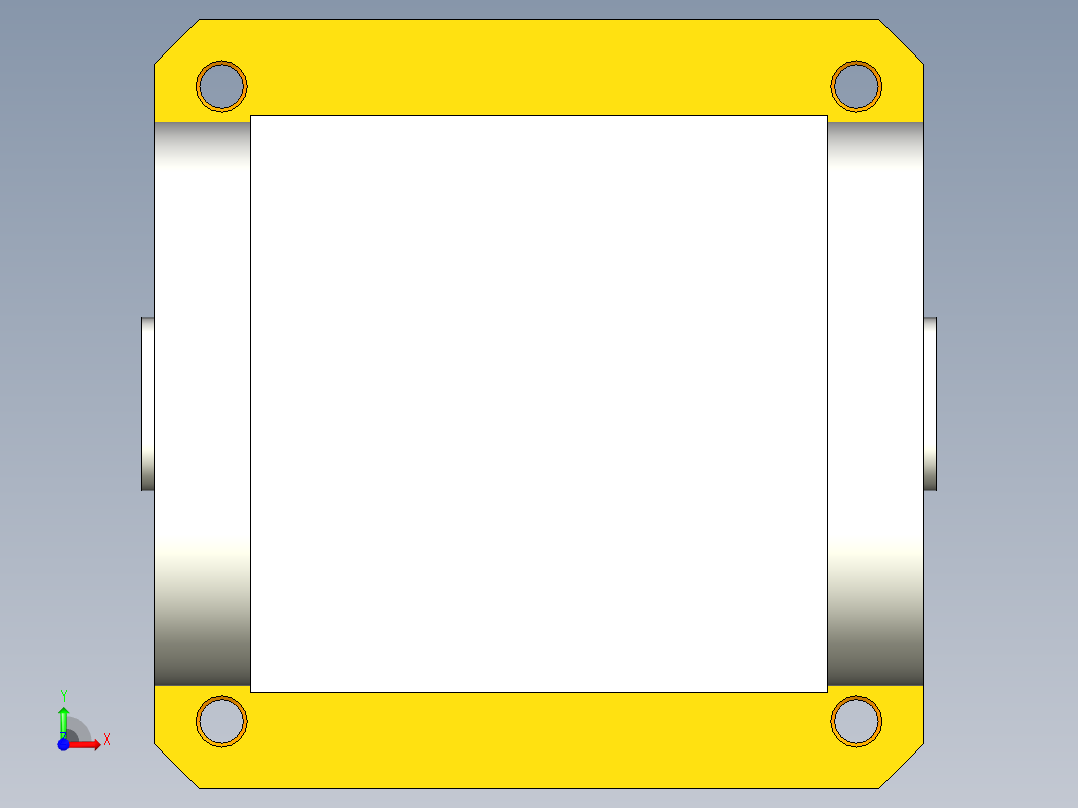 换向器PW90双孔 PLX90-L2 17-112.5-99-M8前视图