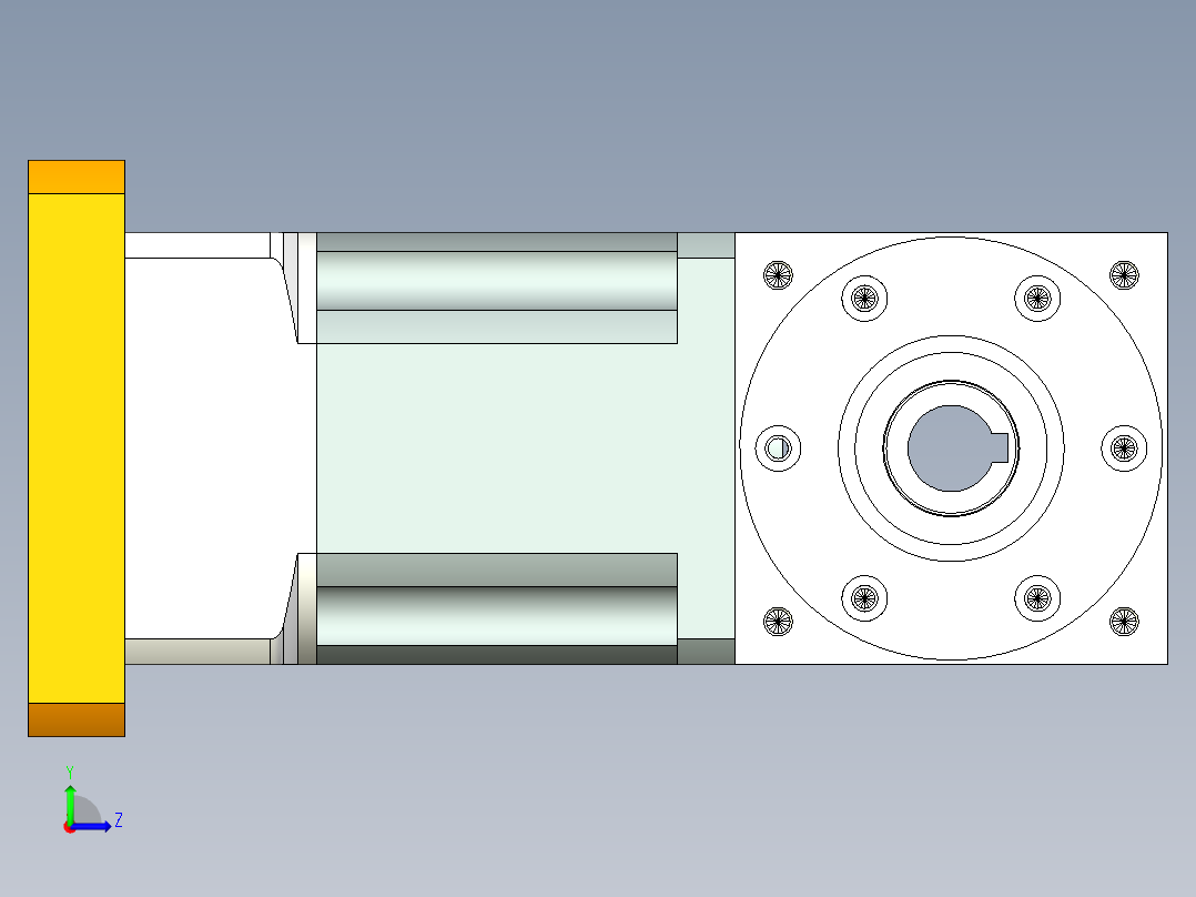 换向器PW90双孔 PLX90-L2 17-112.5-99-M8左视图