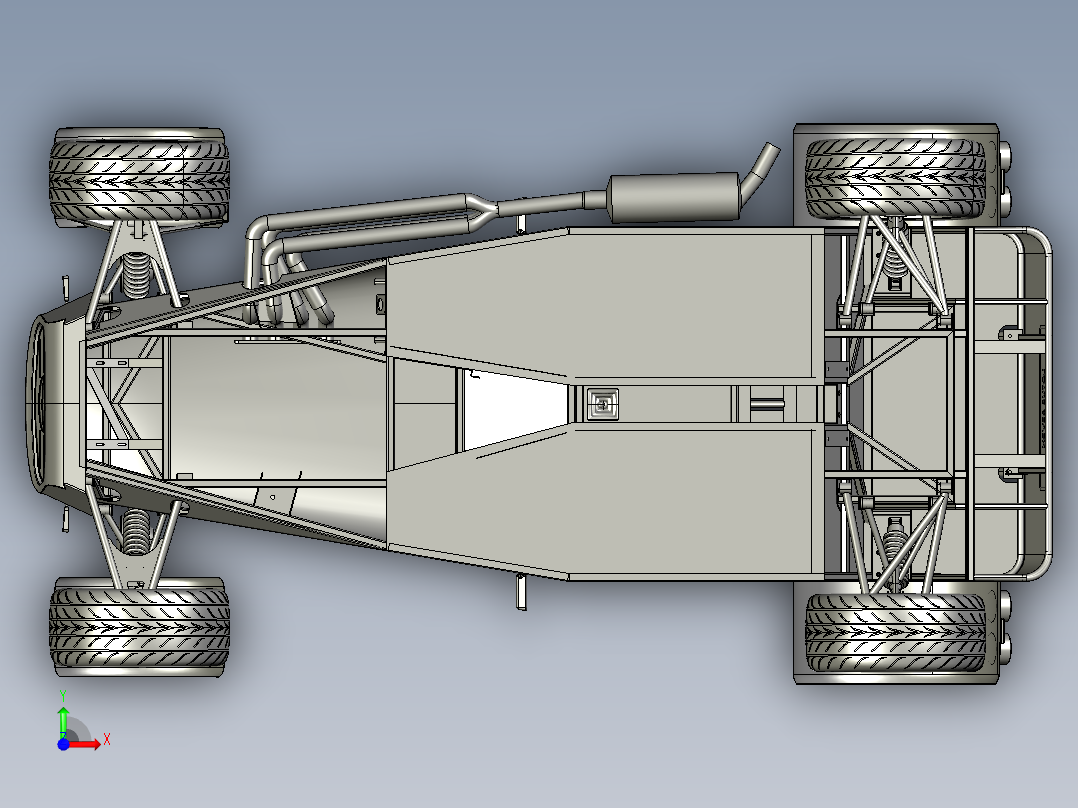 卡丁车15前视图