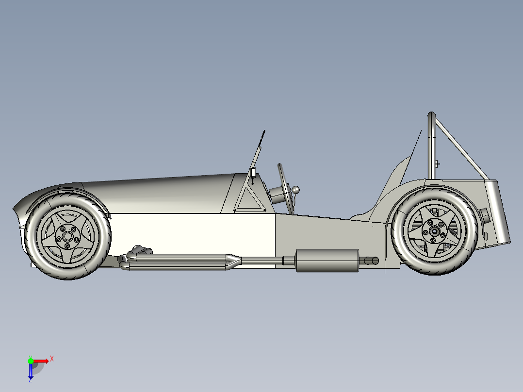 卡丁车15俯视图
