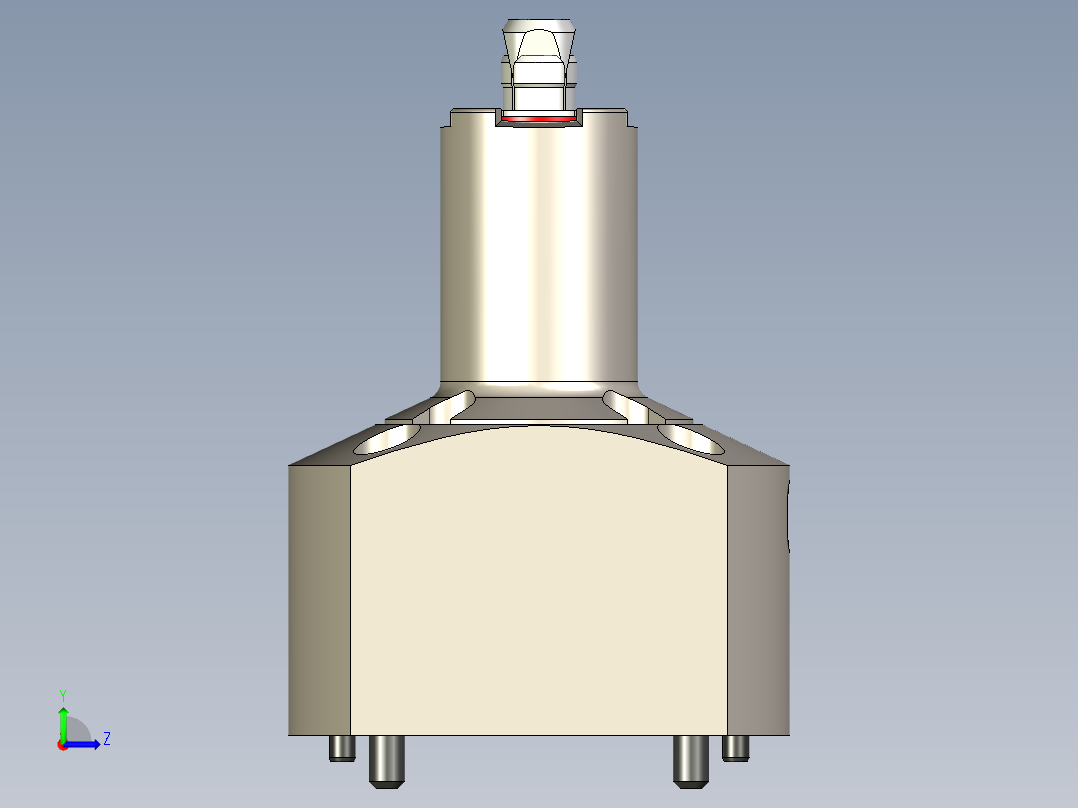 KOSMEKSFA1000-G0N-090-H70多系列多零件图纸模型多系列多零件图纸模型左视图