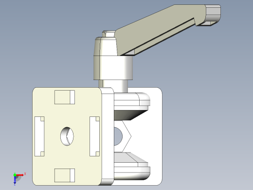 型材-BR 45X45 PIVOT JOINT WITH LEVER KJN502684L俯视缩略图