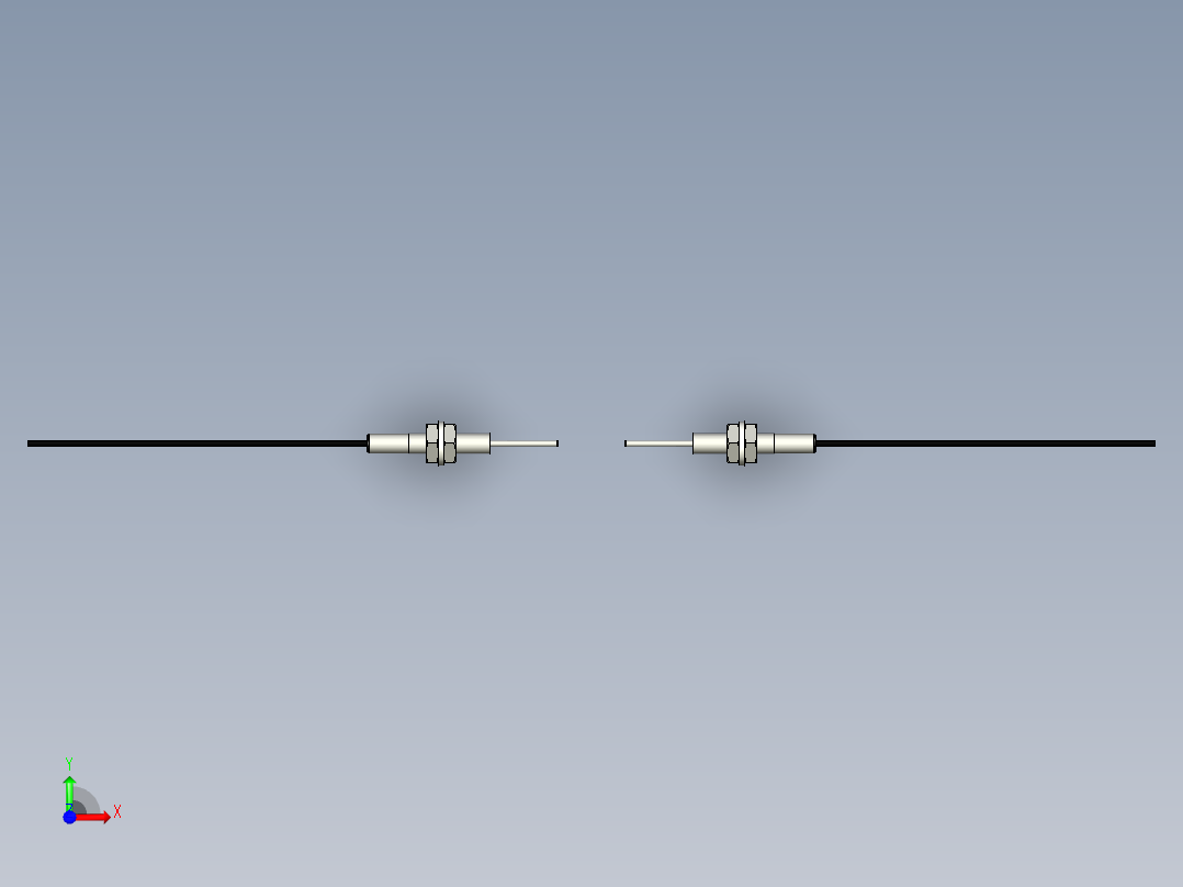 光纤元件对射型FT-D310-I前视图