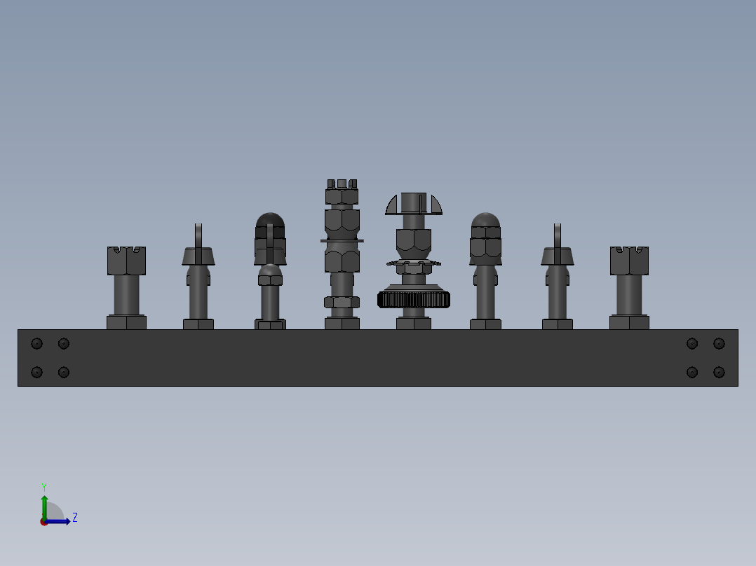 螺母象棋左视图