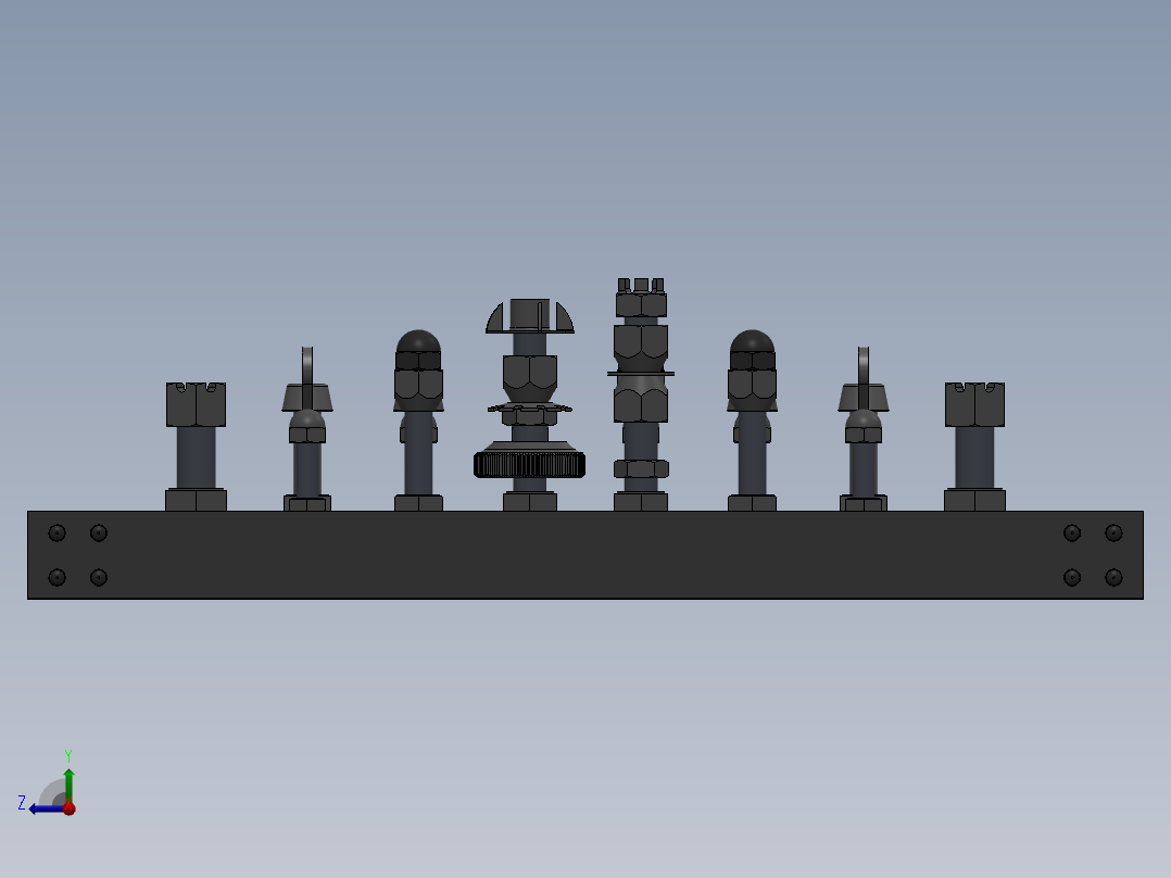 螺母象棋右视图