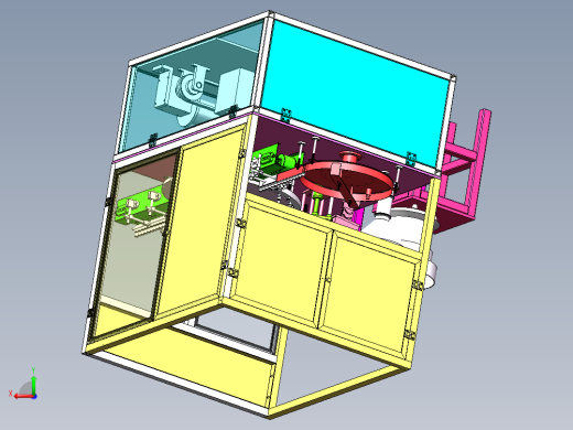 W1375-瓶盖自动封装系统设计【0.9万字+10张CAD图+SW三维图】后视缩略图