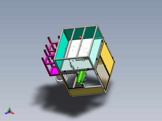 W1375-瓶盖自动封装系统设计【0.9万字+10张CAD图+SW三维图】正等轴测缩略图