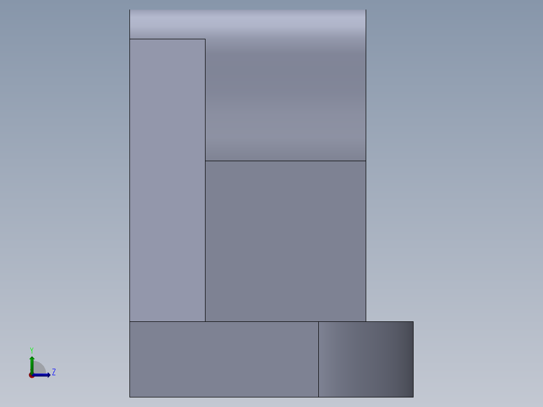 机械零件图6左视图