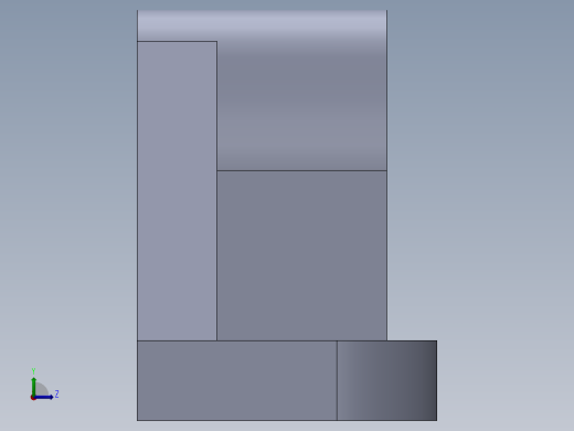 机械零件图6左视缩略图