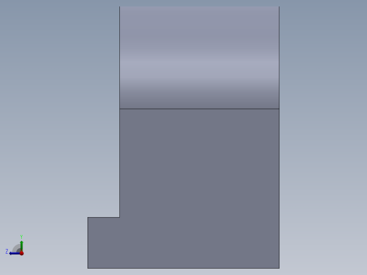 机械零件图6右视缩略图