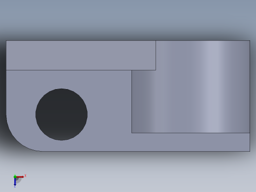 机械零件图6俯视缩略图