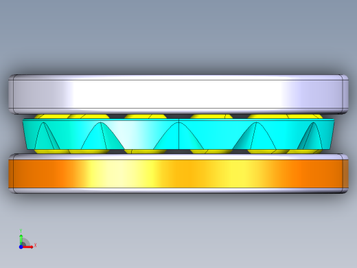 平面推力球轴承51306前视缩略图