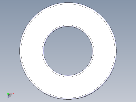 平面推力球轴承51306俯视缩略图