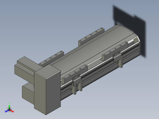 直线模组WG-LHB12-S150-RU设计图纸正等轴测缩略图