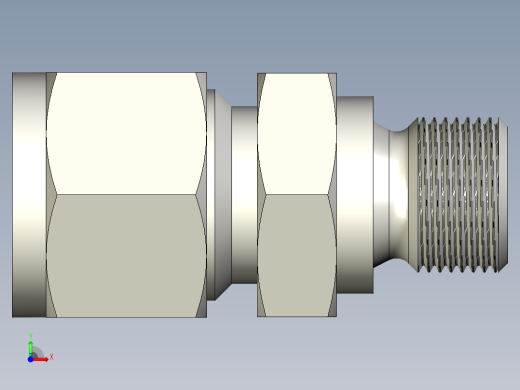 不锈钢世伟洛克管接头，外螺纹接头，12 mm管外径x M14 x 1.5外螺纹前视缩略图