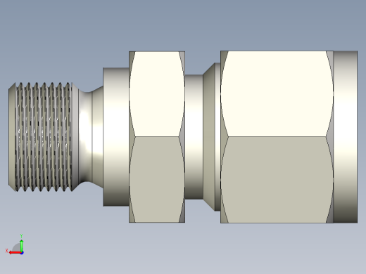 不锈钢世伟洛克管接头，外螺纹接头，12 mm管外径x M14 x 1.5外螺纹后视缩略图