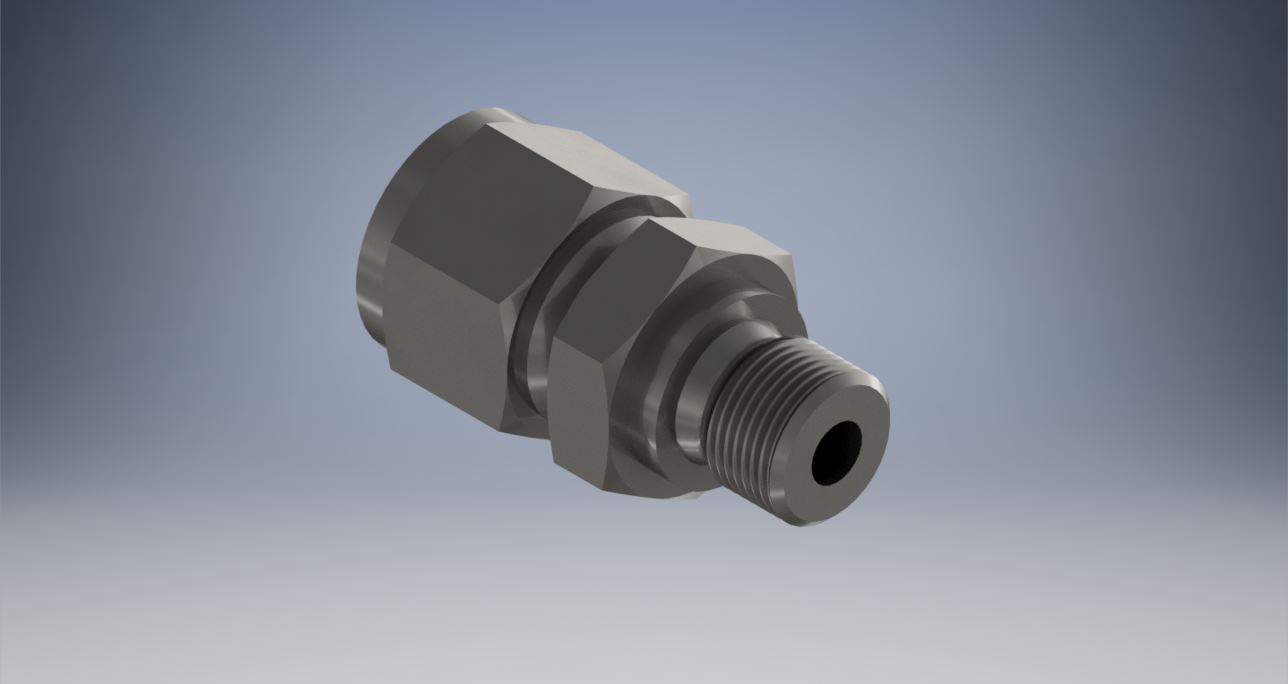不锈钢世伟洛克管接头，外螺纹接头，12 mm管外径x M14 x 1.5外螺纹