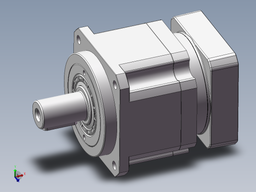 行星减速机90法兰减速机 FAB-090D-L1-S2-P2-Φ19-Φ70-Φ90-M5-42