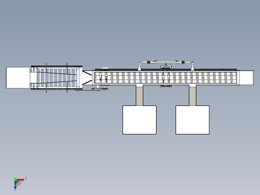 水果分拣分级机构设计含三维二维+说明俯视图