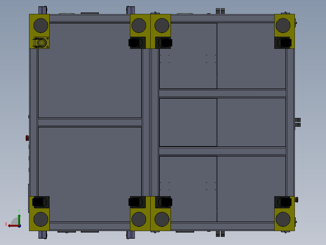 PCB插件机sw14可编辑后视图