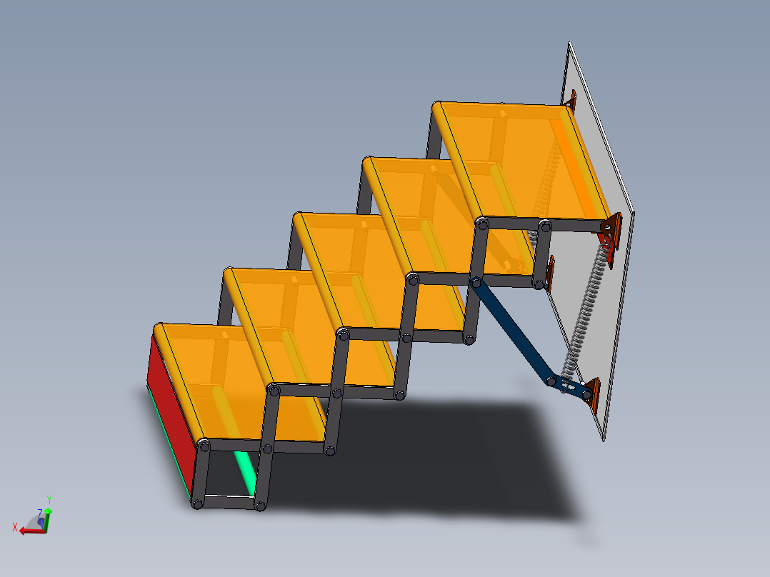 手动伸缩梯sw18可编辑