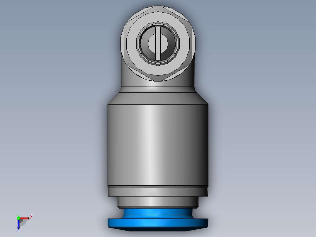 调速接头~193139_GRLA-M5-QS-6-D~FESTO俯视图