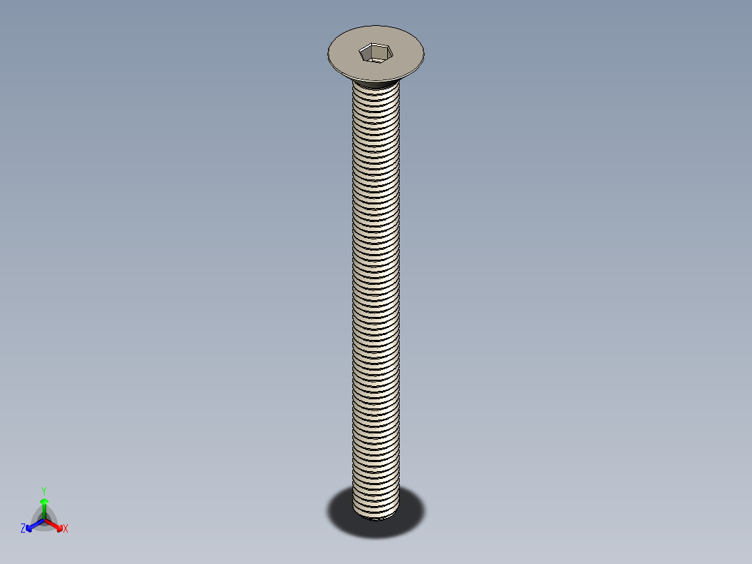 Screw_ISO_10642_M10x120_A2.STEP主视图