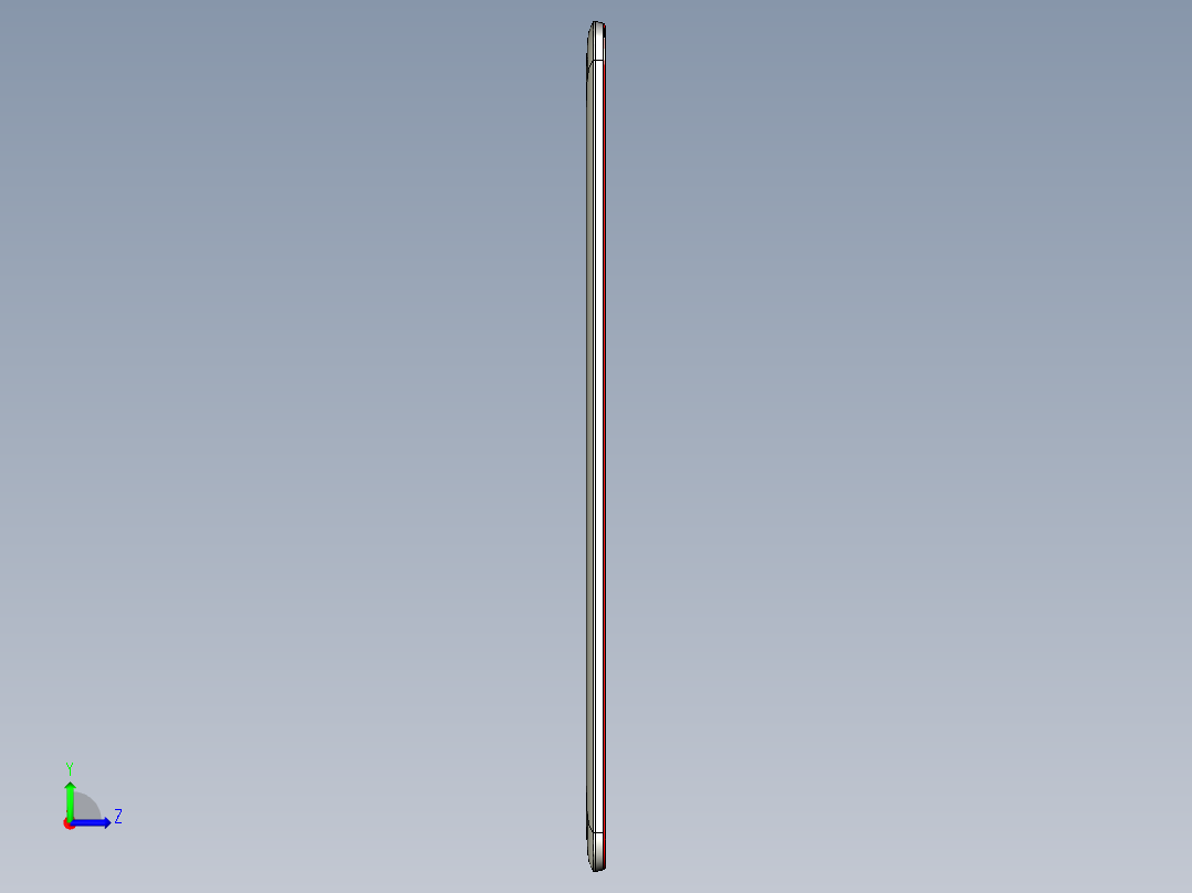 冲压笔记本外壳铣三侧高光C角带程序模型左视图