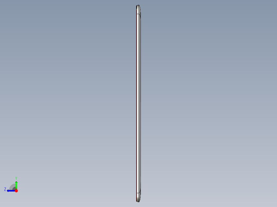 冲压笔记本外壳铣三侧高光C角带程序模型右视图