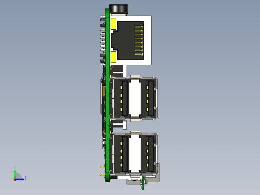 用于音频输出RPI3的PCB主板左视缩略图